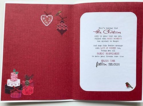 All of You 6 Christmas Card Lovely Verse and Quality