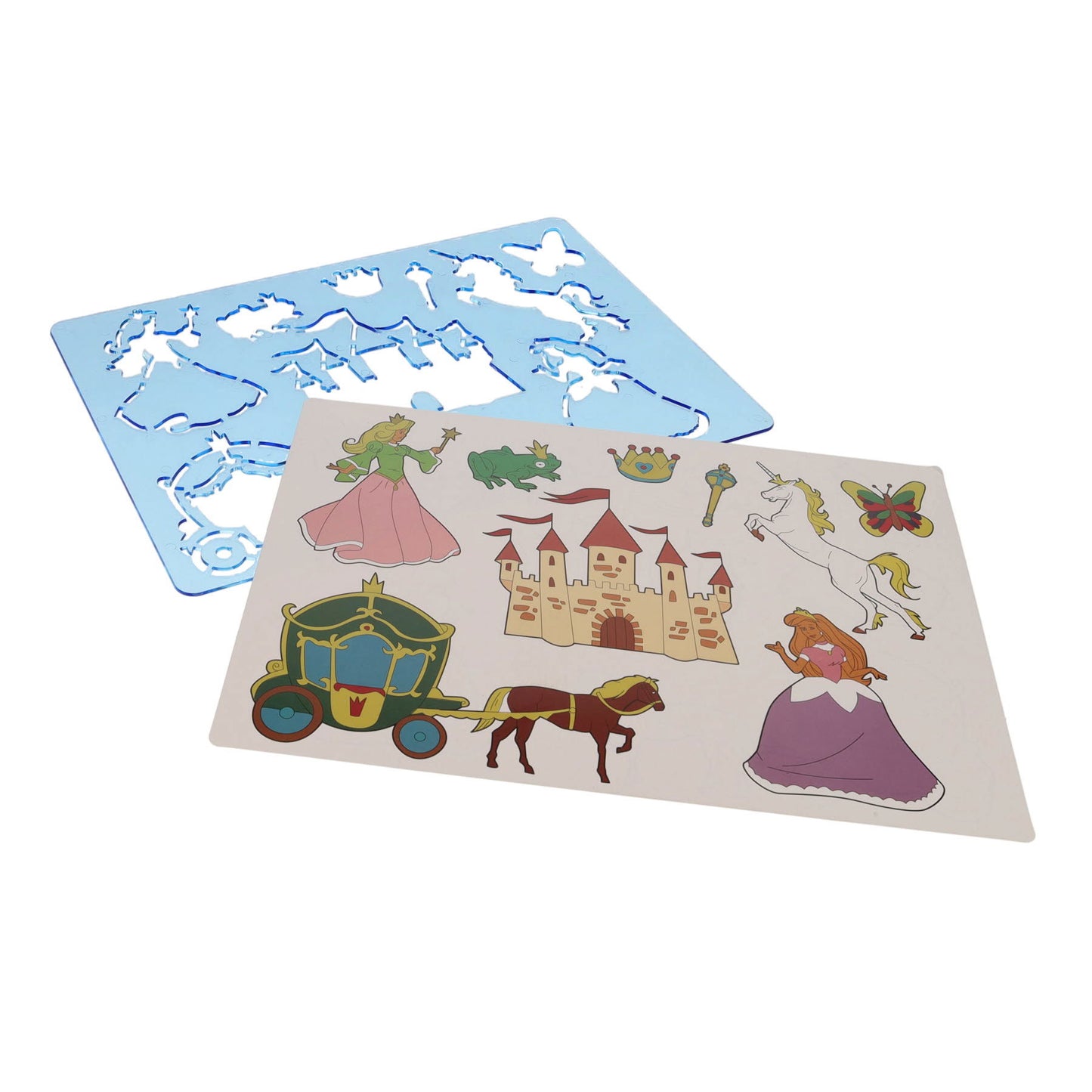 185x265mm Unicorn & Fairy Stencil by Crafty Bitz