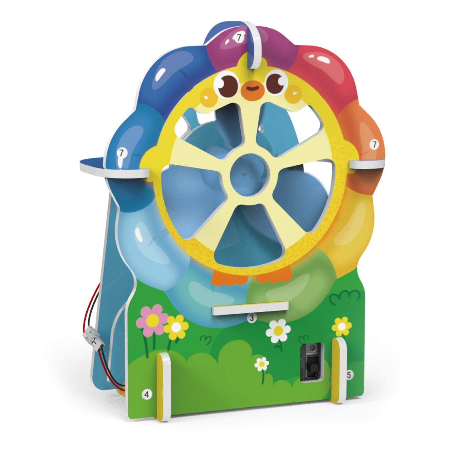 Mini Fan DIY Mechanical Ferris‑Wheel Stem Toy with Instruction Book