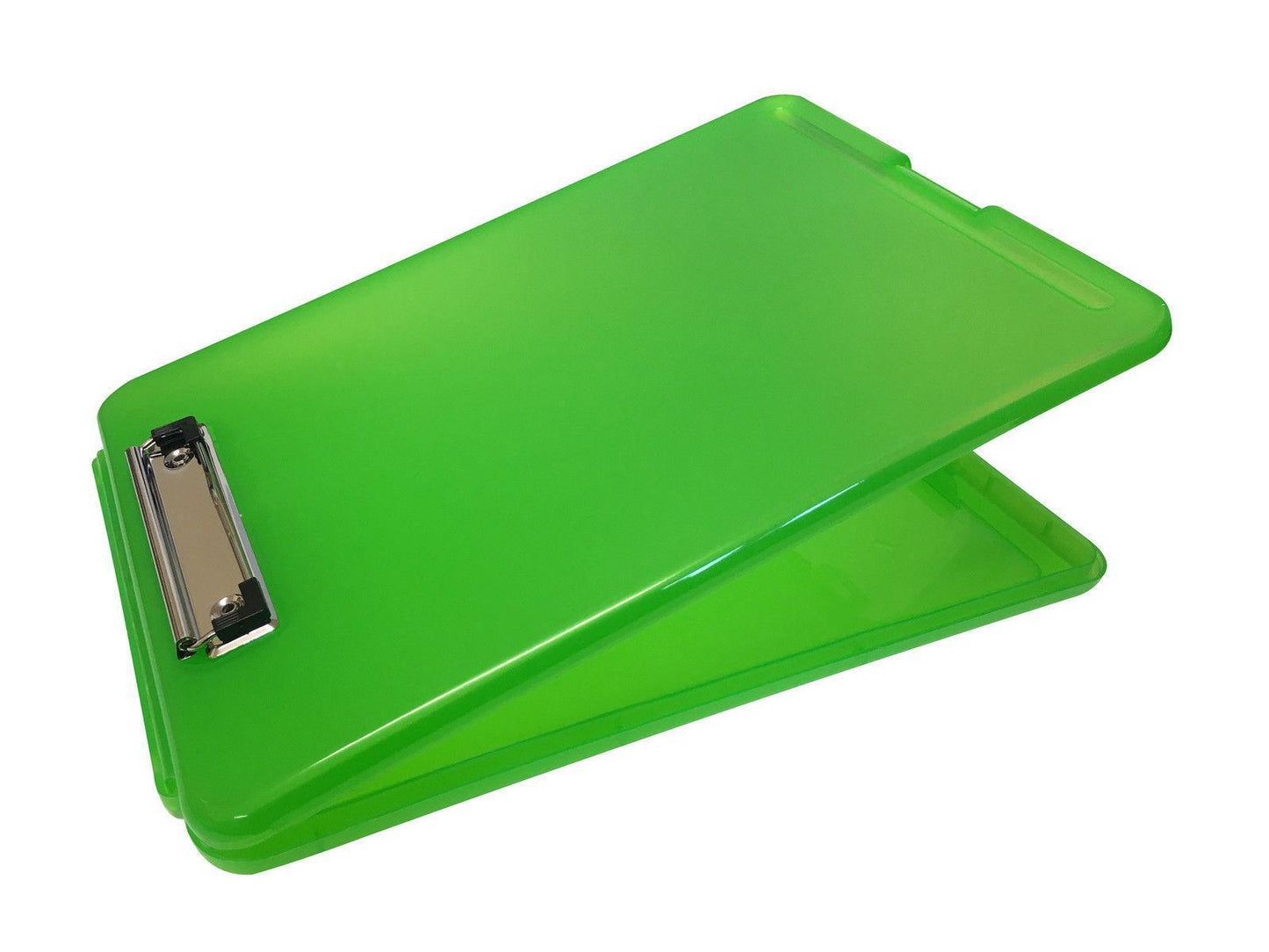 A4 Green Clipboard Box File - Storage Filing Case