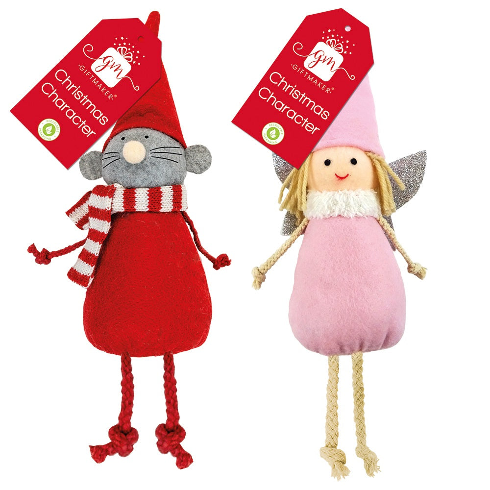 Mouse or Fairy Christmas Character Decoration