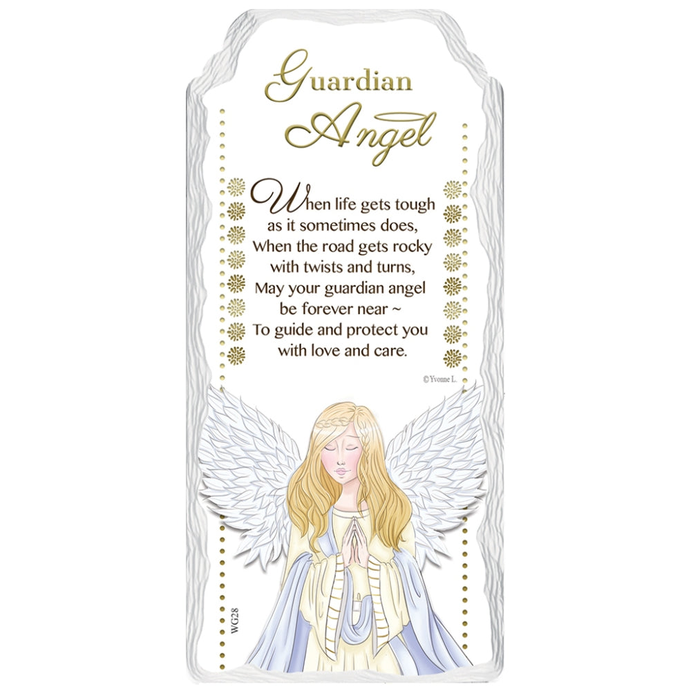 Guardian Angel Sentimental Handcrafted Ceramic Plaque