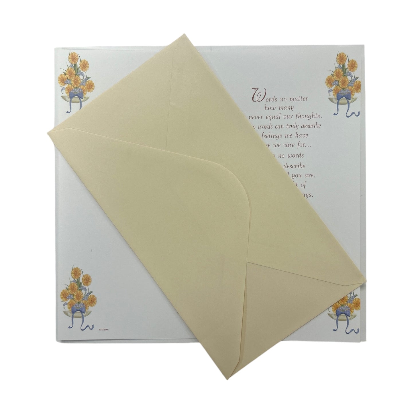 You're Very Special Bouquet of Yellow Flowers & Gifts Design Mother's Day Card