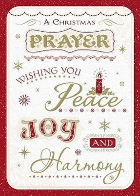 A Christmas Prayer Christmas Card