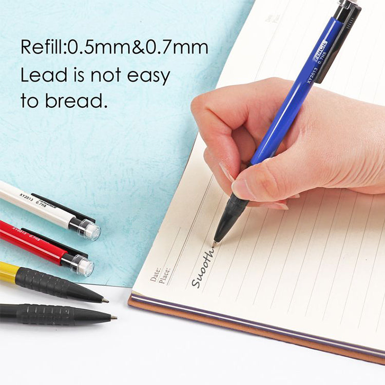 8 Sets of 0.7mm Mechanical Pencil and HB Lead Refills – Comfortable Grip, Smooth & Precise Writing