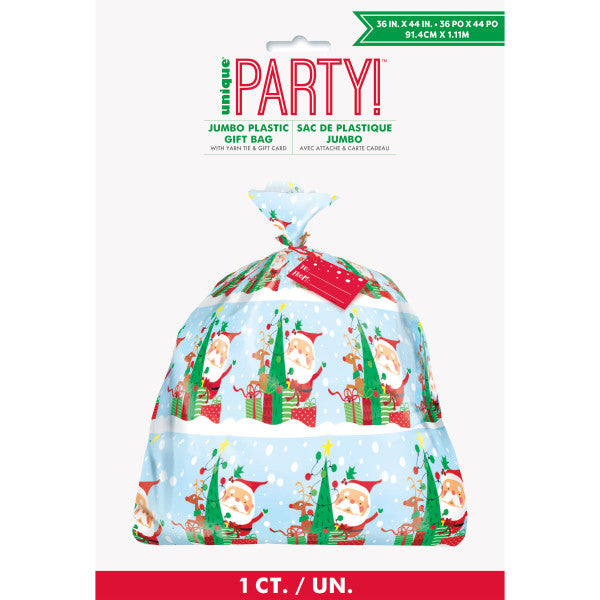 Colorful Santa Jumbo Christmas Gift Bag Choice Wholesale