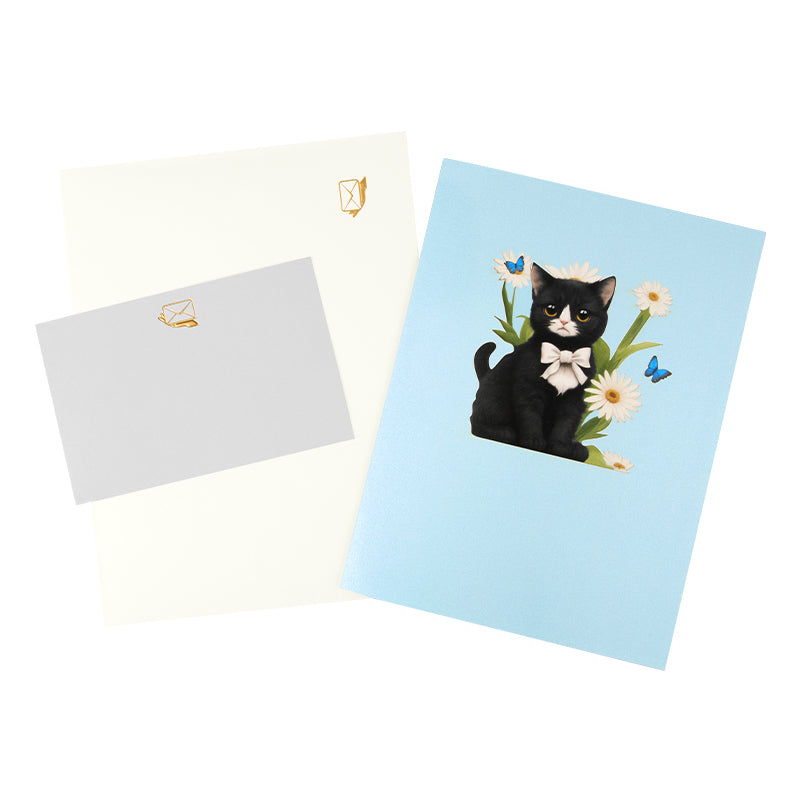 Meowgical Moments 3D Cat Pop Up Birthday Card