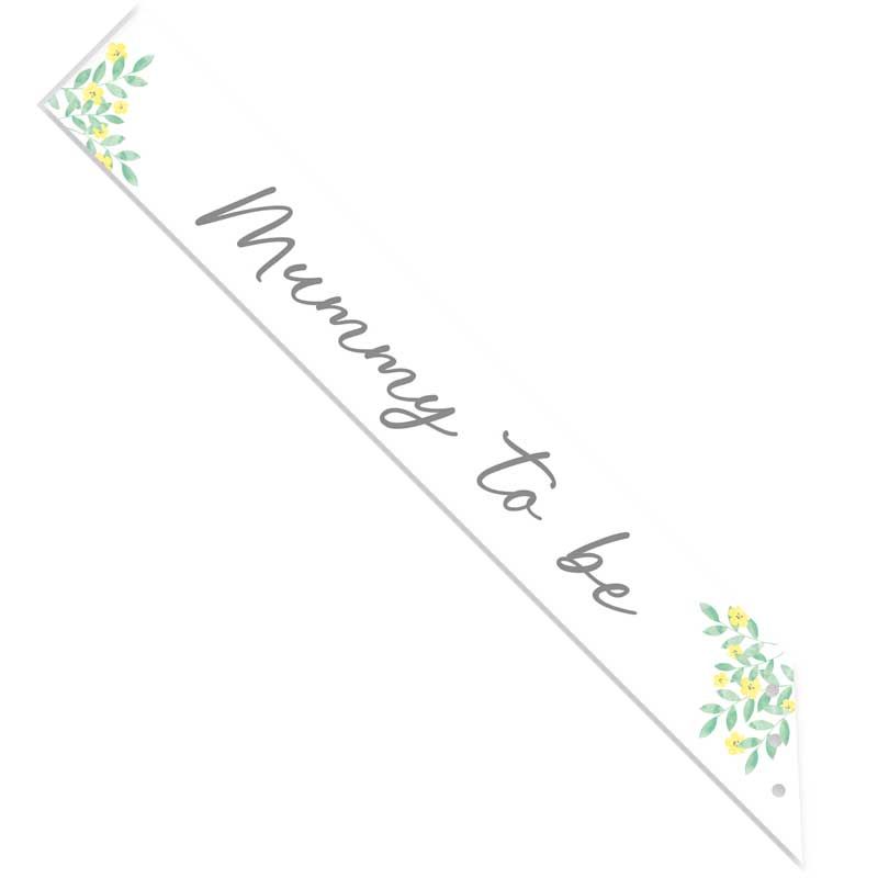 Baby Shower Mummy To Be Paper Sash