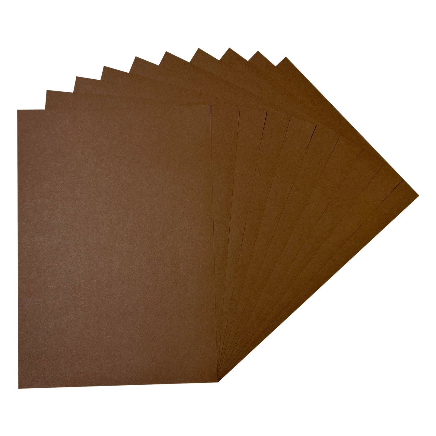Pack of 100 A5 Brown Coloured Paper 75gsm Sheets