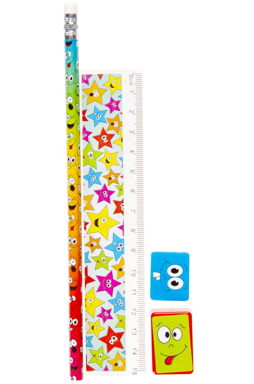 Emotion Face Design Stationery Set