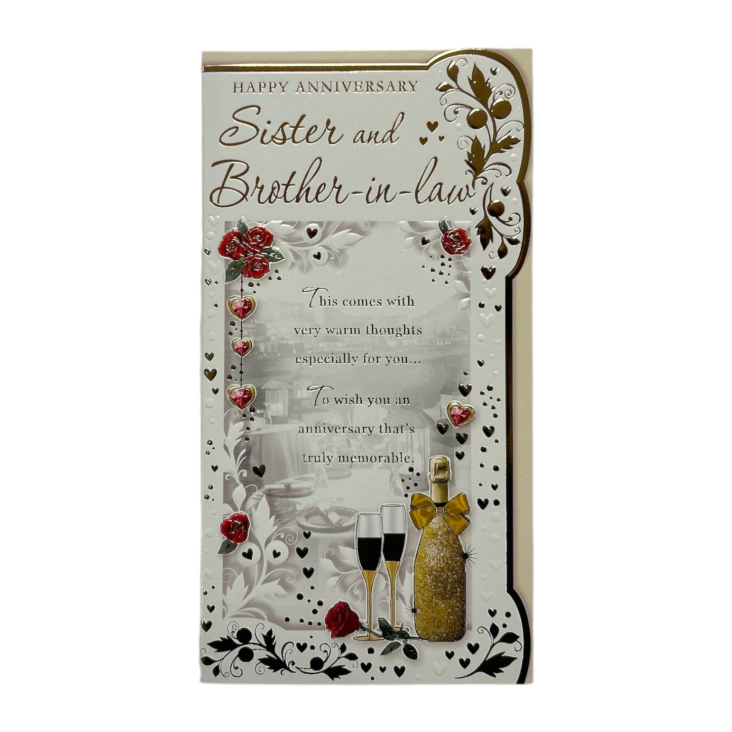 Sister & Brother in Law Anniversary Greeting Card
