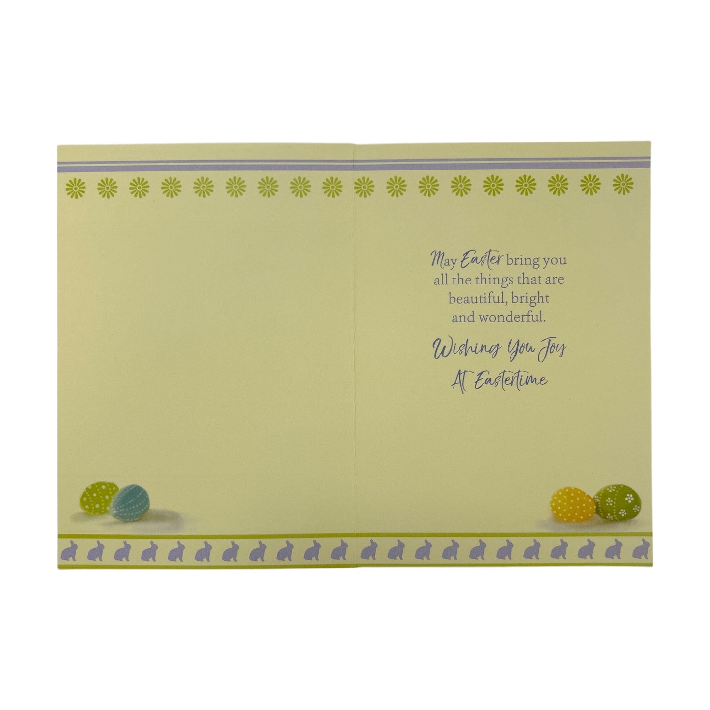 For Mum And Dad Bucket of Flowers And Eggs Design Easter Card