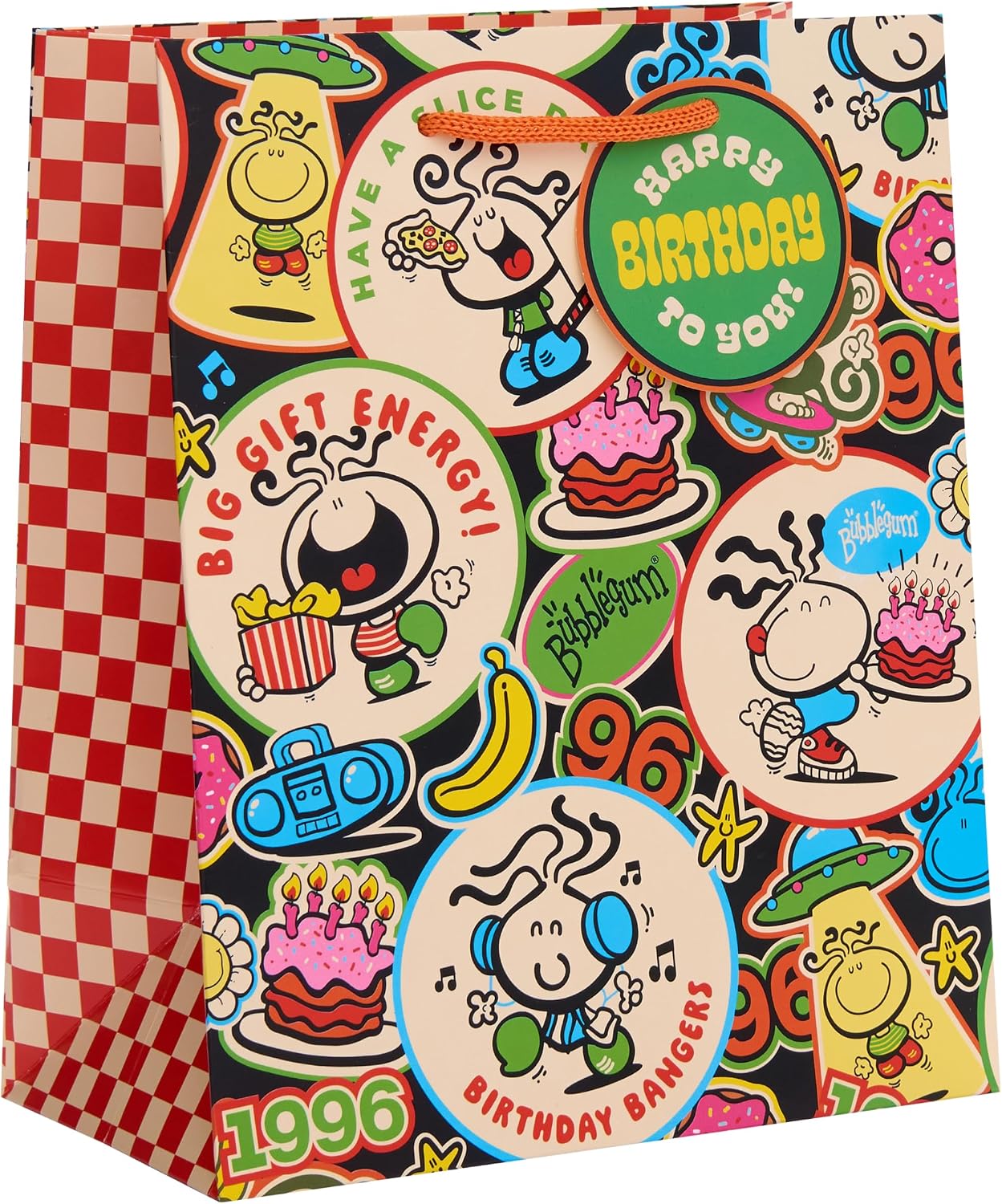 Character in Groovy Chick Design Large Gift Bag for All Occasions