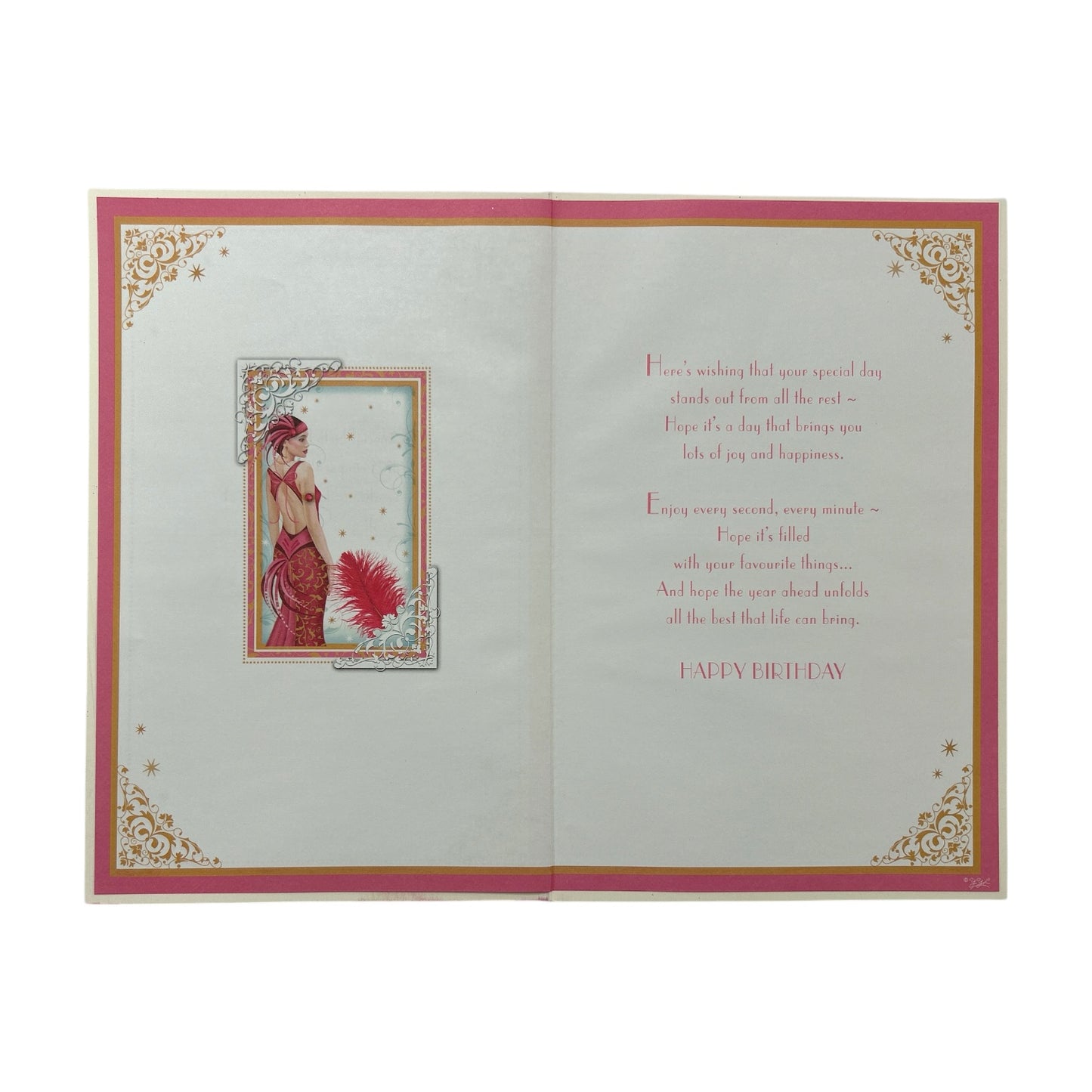 For A Special Mam Art Deco Stylish Birthday Card