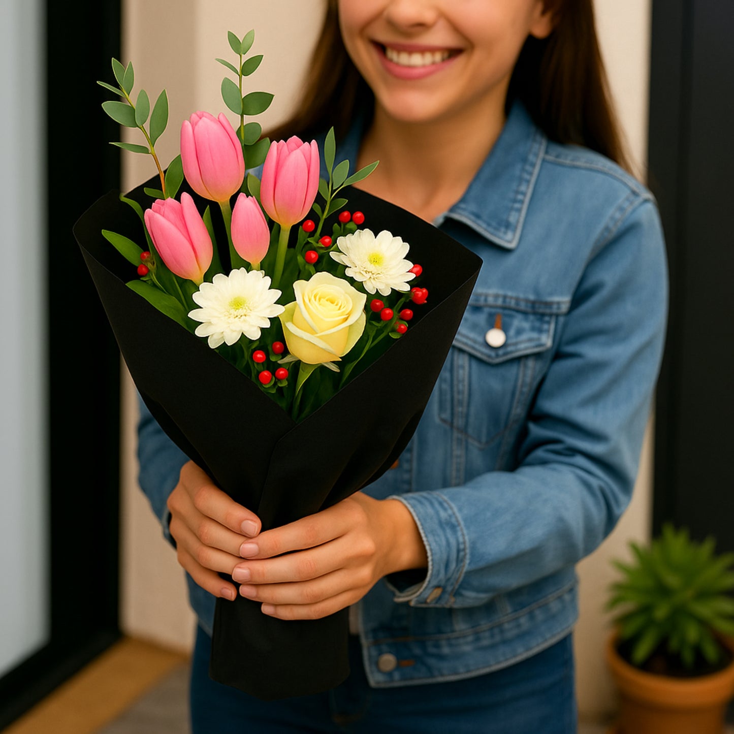 Pack of 10 Black Acid Free 50 x 70cm Tissue Paper Sheets