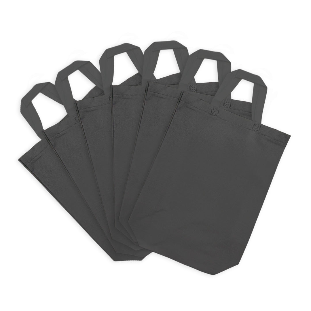 Pack of 25 Grey Coloured 35x41x12cm Non-Woven Bags with Handle