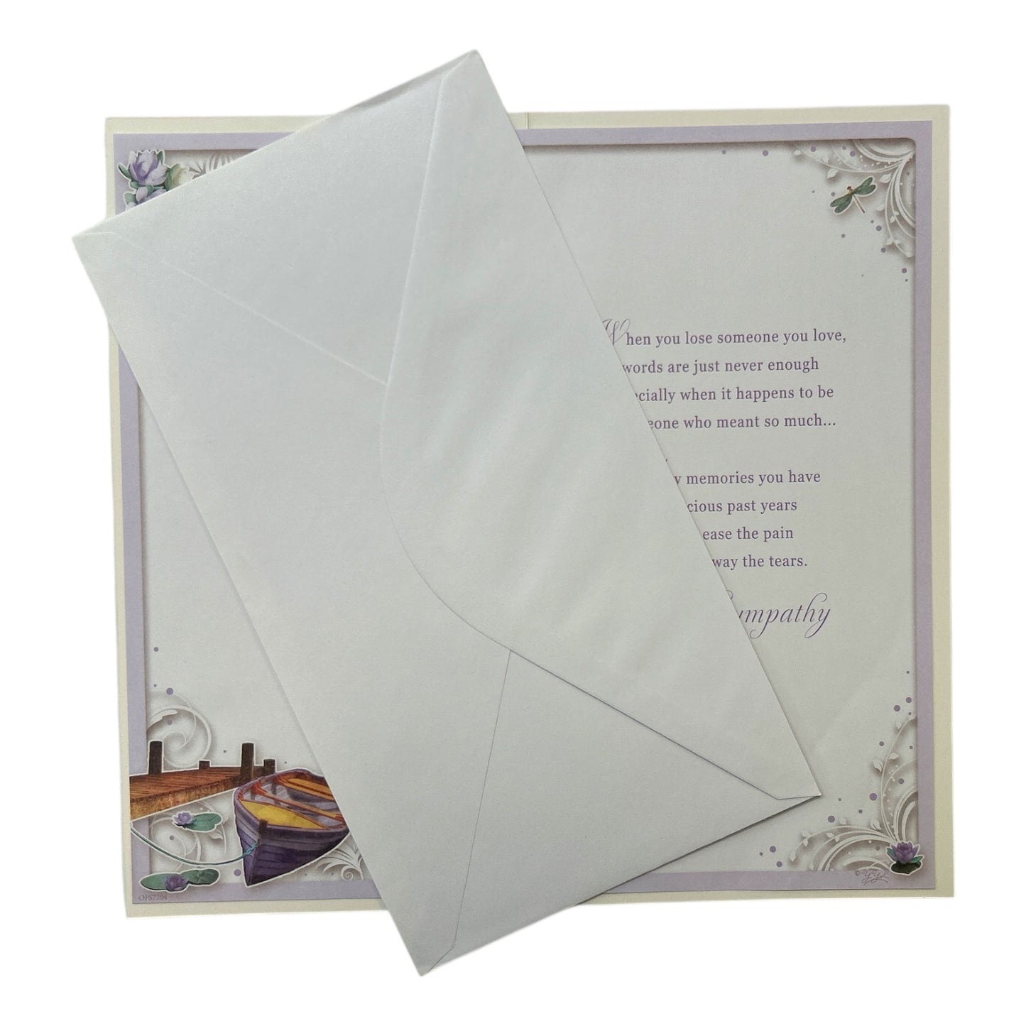 Loss of Grandad Dockside Design Sympathy Opacity Card