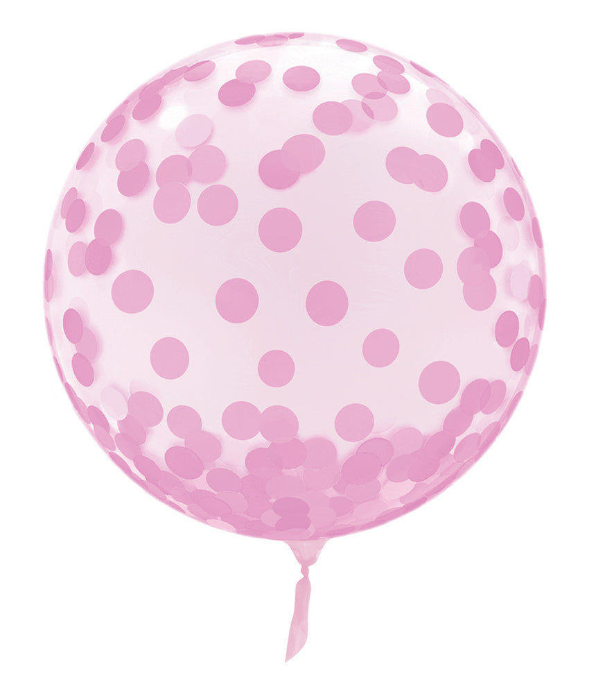 Pack of 5 Pink Spotted 18" Vortex Balloons