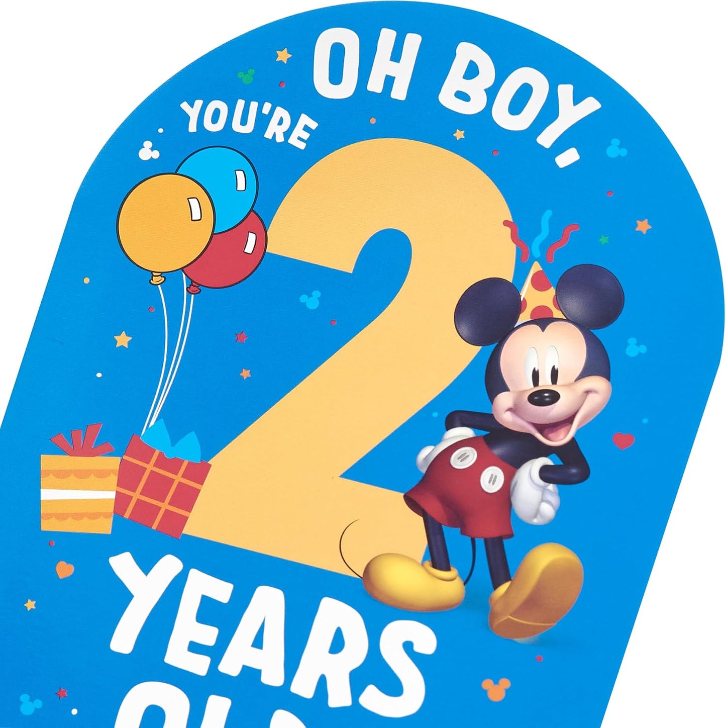Disney Mickey Mouse Design 2nd Birthday Card