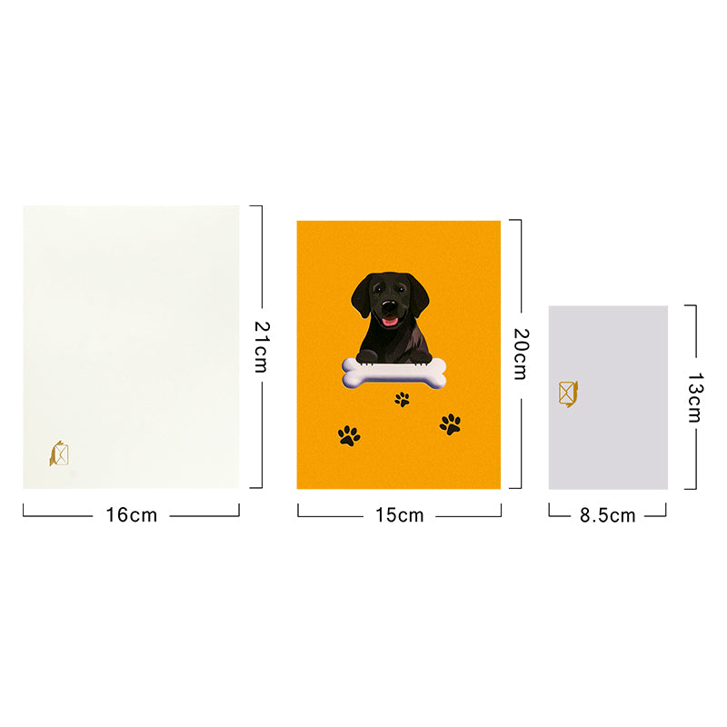Loyal & Loved Labrador 3D Dog Pop Up Card