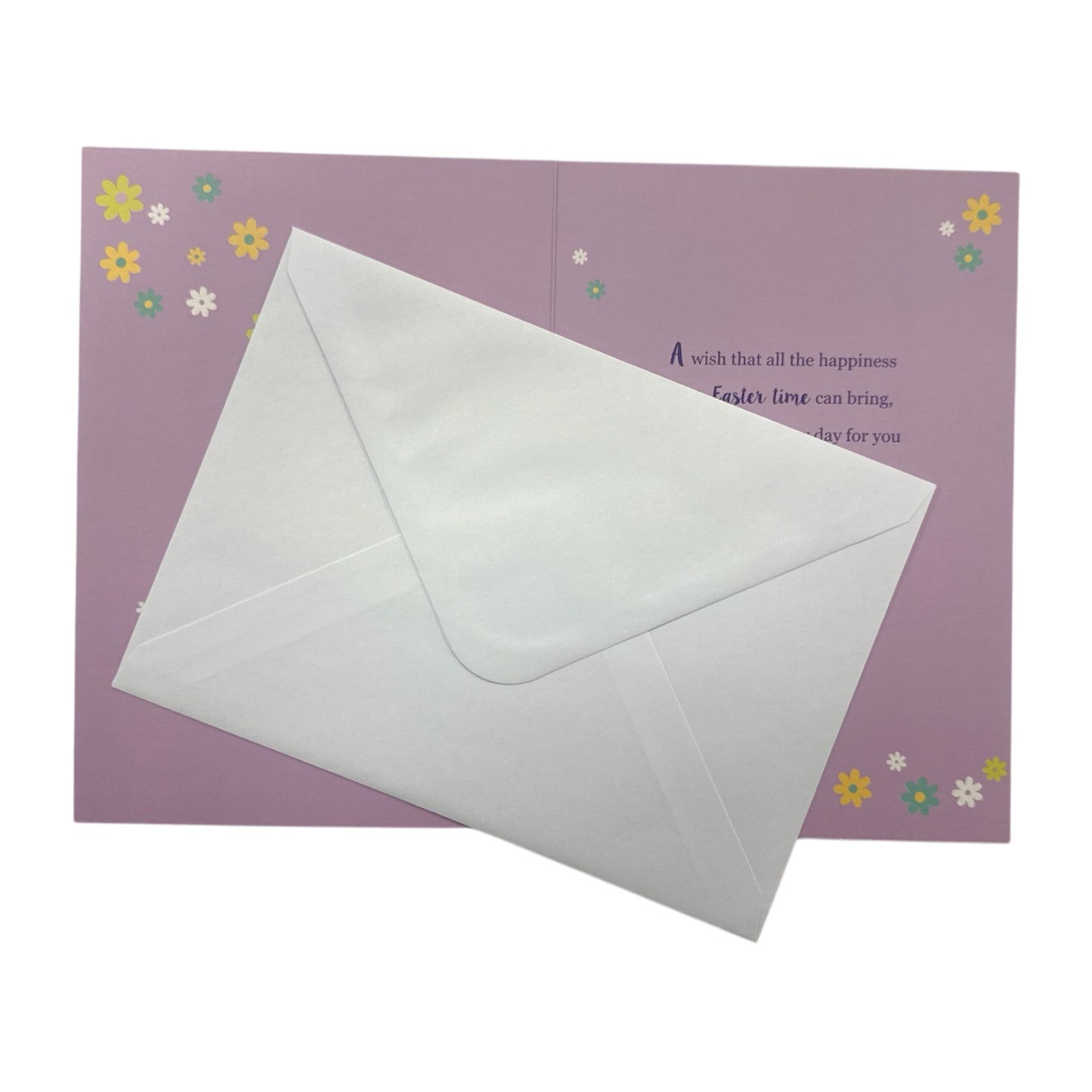 From All The Family Cute Lamb Design Happy Easter Greeting Card