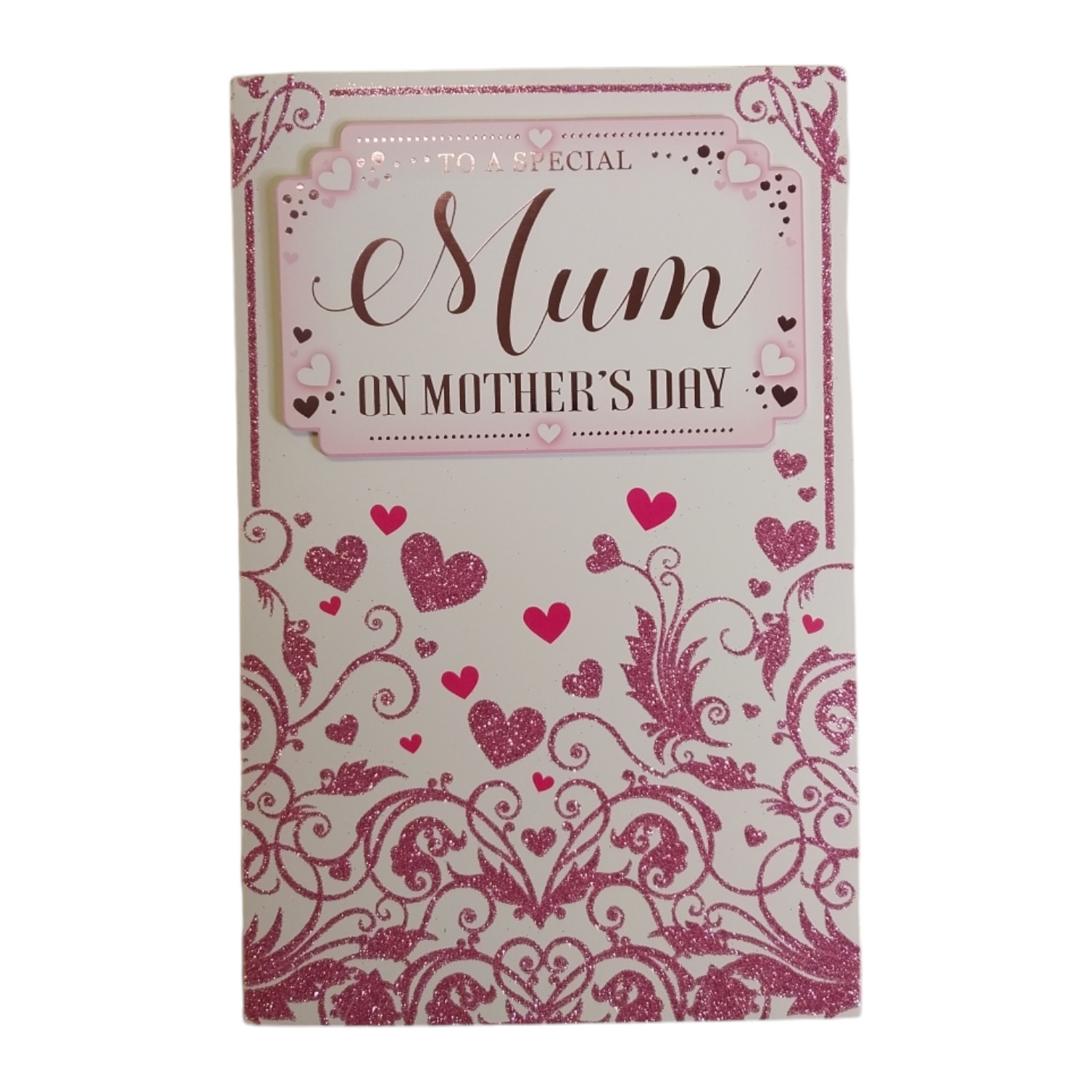 To A Special Mum Classic Mini Pink Hearts Design Mother's Day Boxed Card