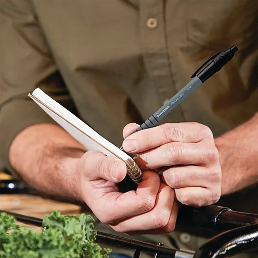 Pack of 5 PaperMate Flexgrip Ultra Retractable Medium Black Ballpoint Pens