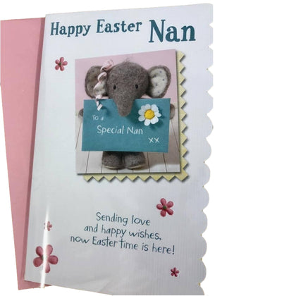 Wonderful NAN Cute Elliot & Buttons Easter Greeting Card