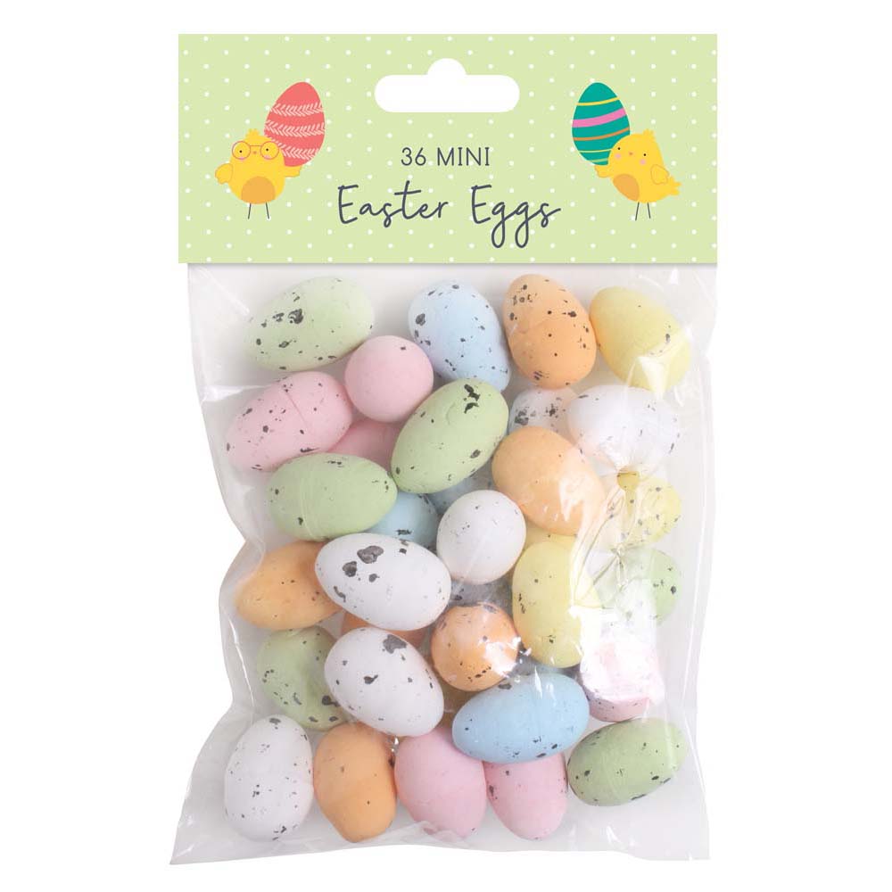Pack of 36 Mini Easter Eggs Decoration