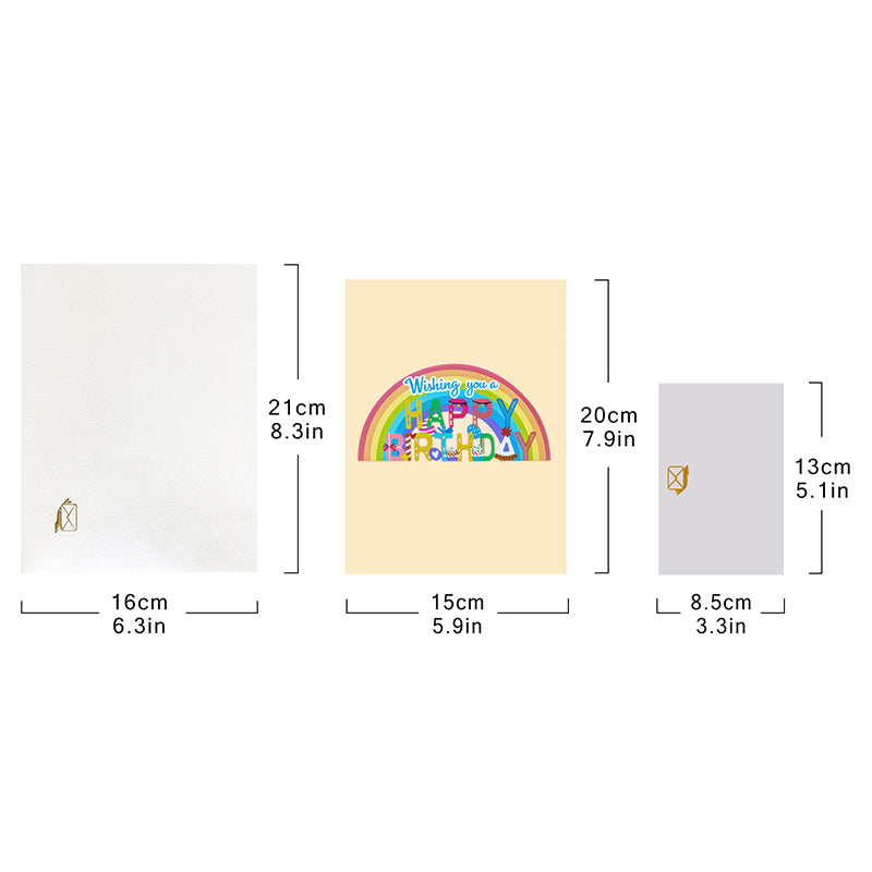 Cupcakes & Balloons Joyful Wishes Pop Up Birthday Card