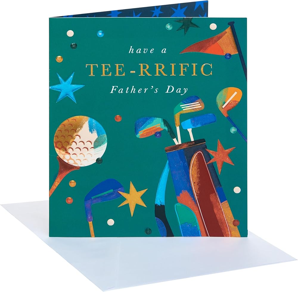 Golf Design Father's Day Card