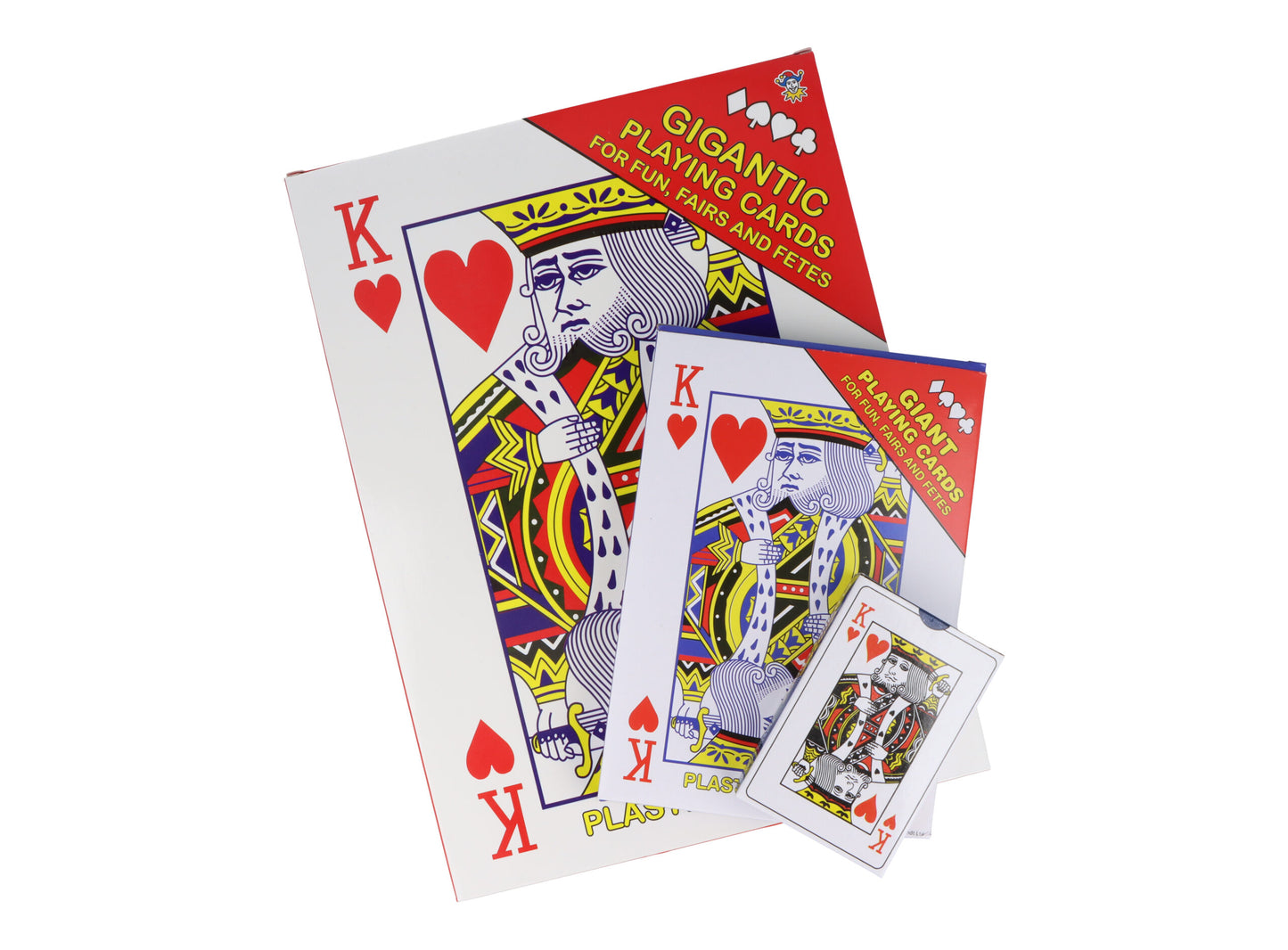 Pack of 12 Plastic Coated Playing Cards (9x6cm)