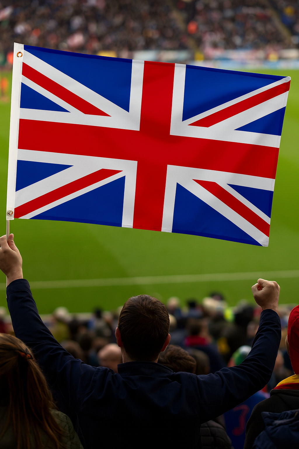 Union Jack Flag Polyester 3 ft. x 5 ft. - England United Kingdom British National Flag Outdoor Events Celebrations Patriotic Displays