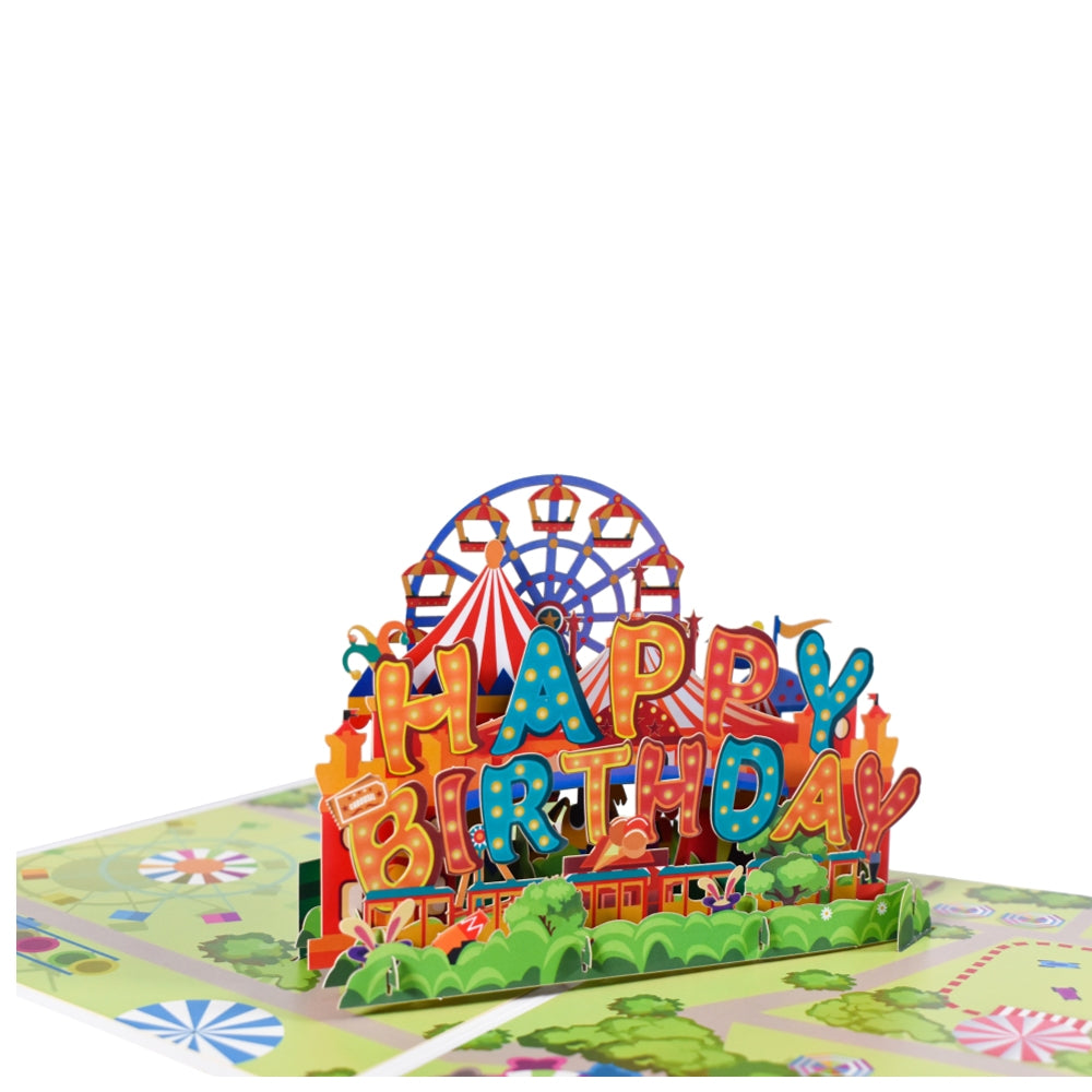 Carnival Theme 3D Pop Up Birthday Card