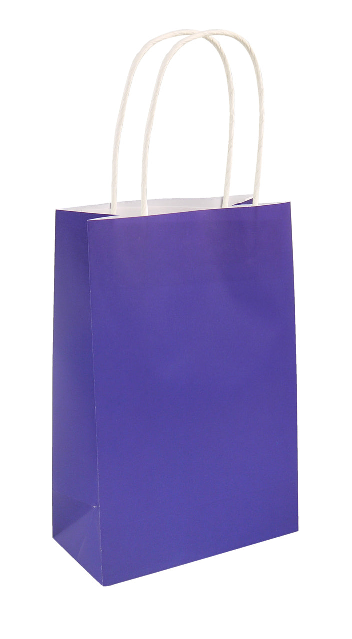 Pack of 6 Royal Blue Party Bags with Handle