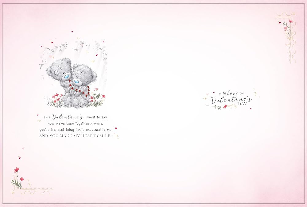 Bears On Swings One I Love Luxury Boxed Handmade Valentine's Day Card