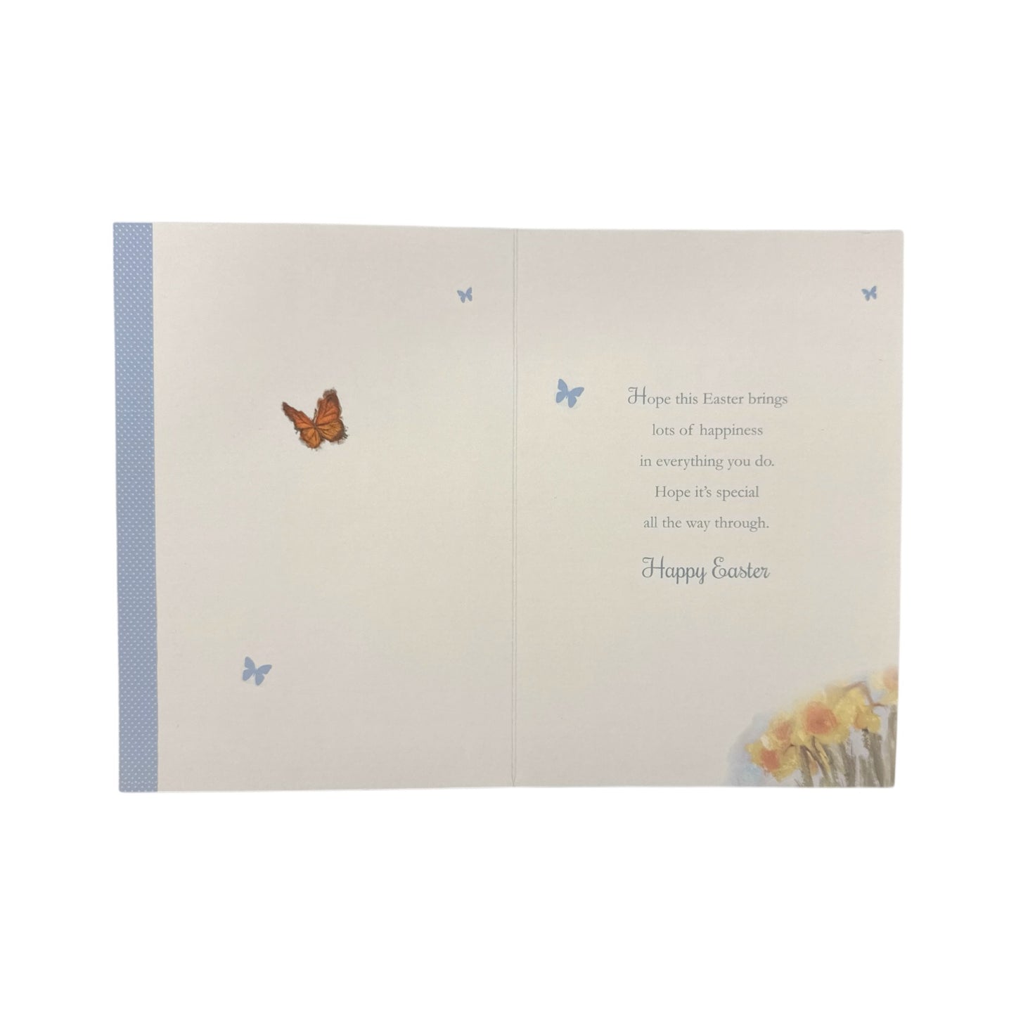 For You Godfather Cute Lamb Floral Design Easter Card