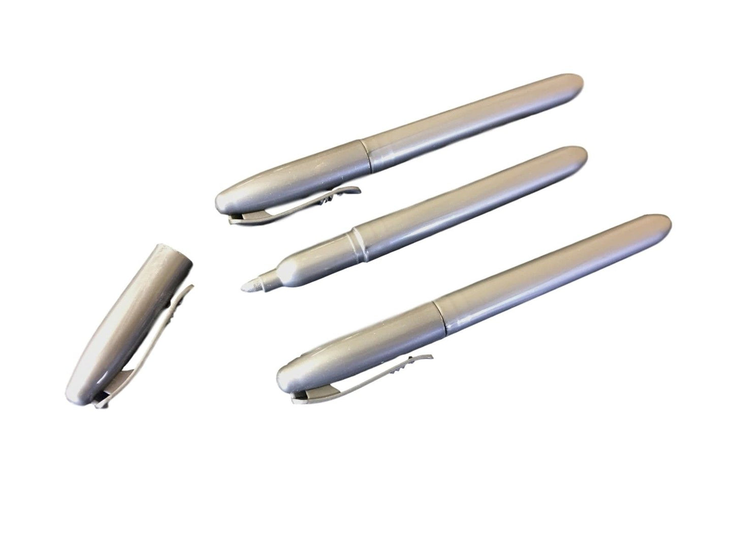Pack of 3 Silver Metallic Markers