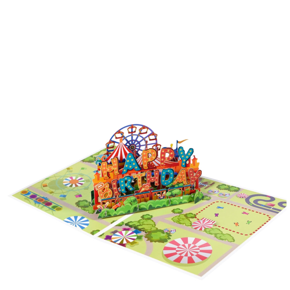 Carnival Theme 3D Pop Up Birthday Card