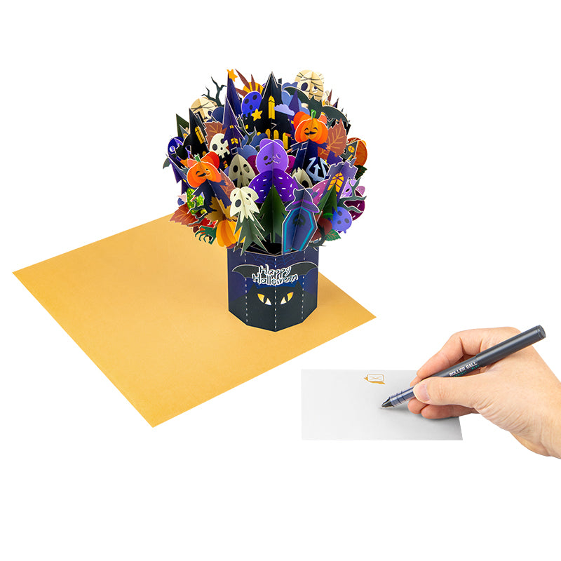 Haunted Harvest 3D Pop Up Halloween Card