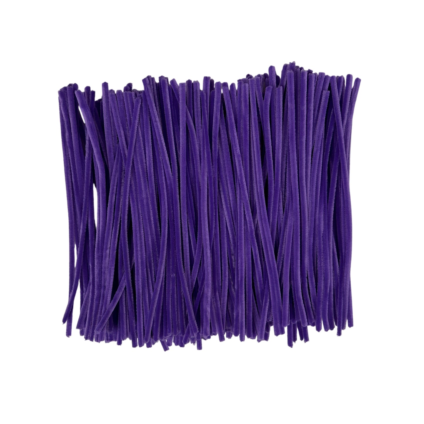 Pack of 500 Purple Coloured Pipe Cleaners 30cm x 6mm Craft Chenille Stems