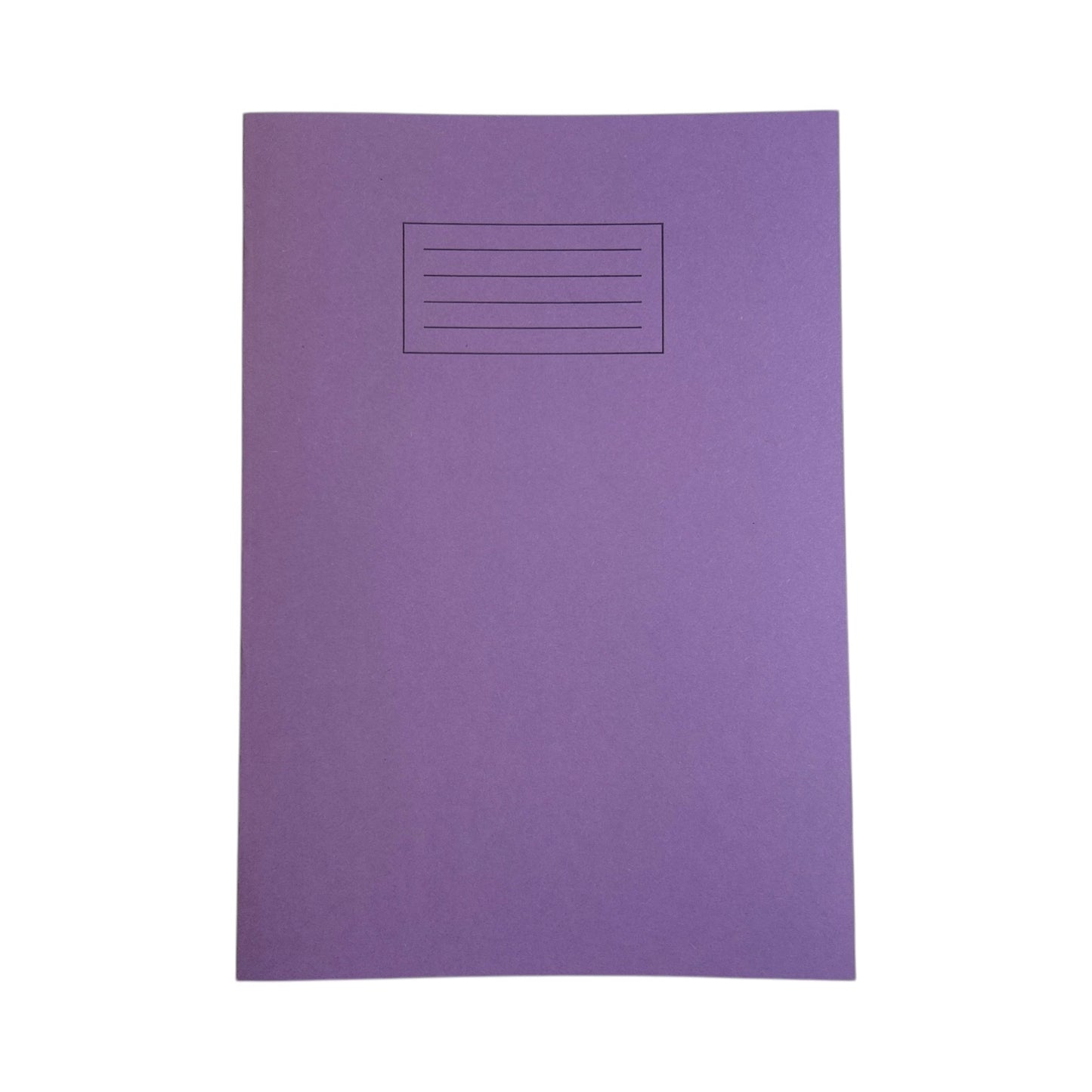 Pack of 10 Janrax A4 Purple 40 Page Handwriting Books Exercise Books WF Paper with 225gsm Manilla Cover