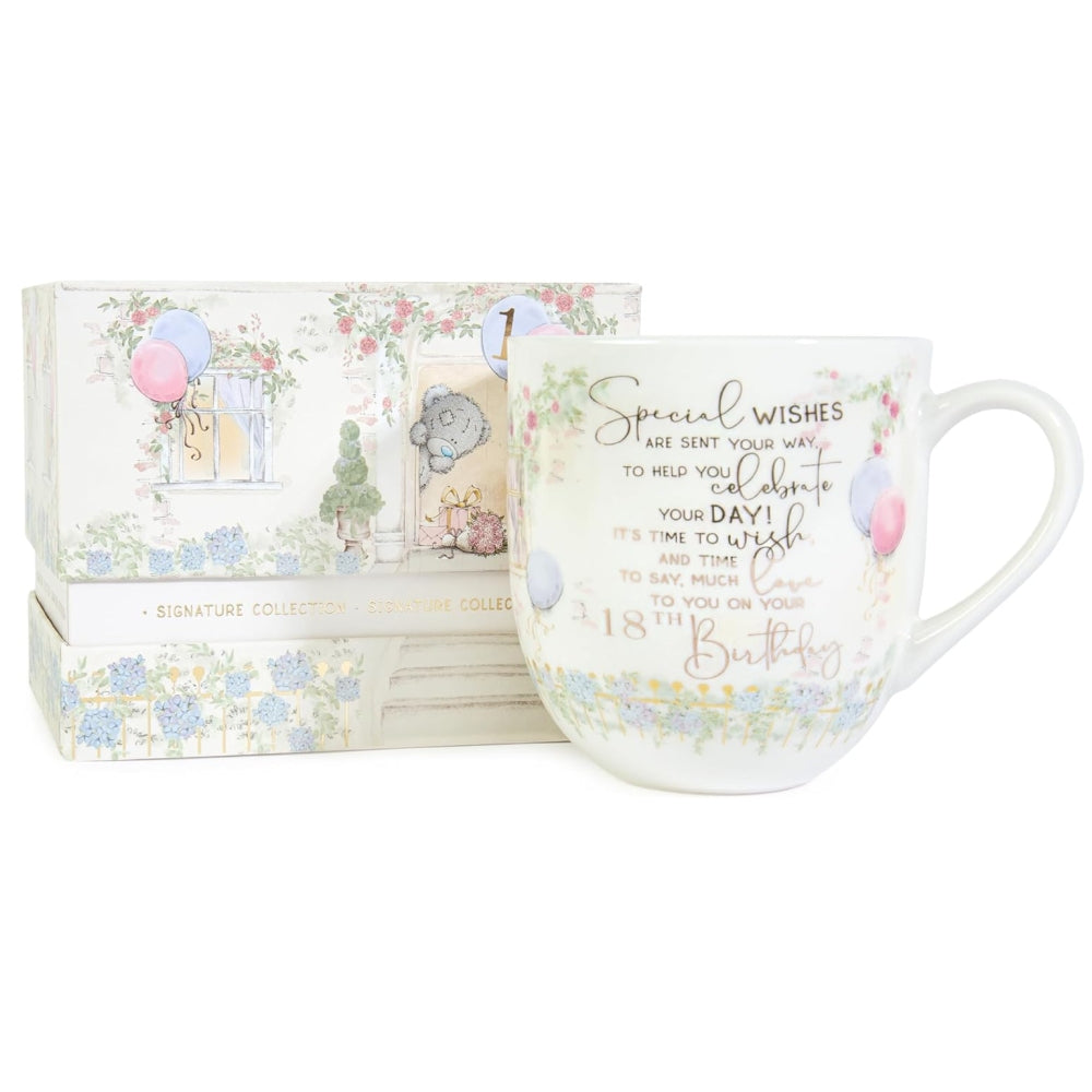 Me to You Tatty Teddy Luxury Bone China Mug in Satin Lined Box 18th Birthday Gift Signature Collection