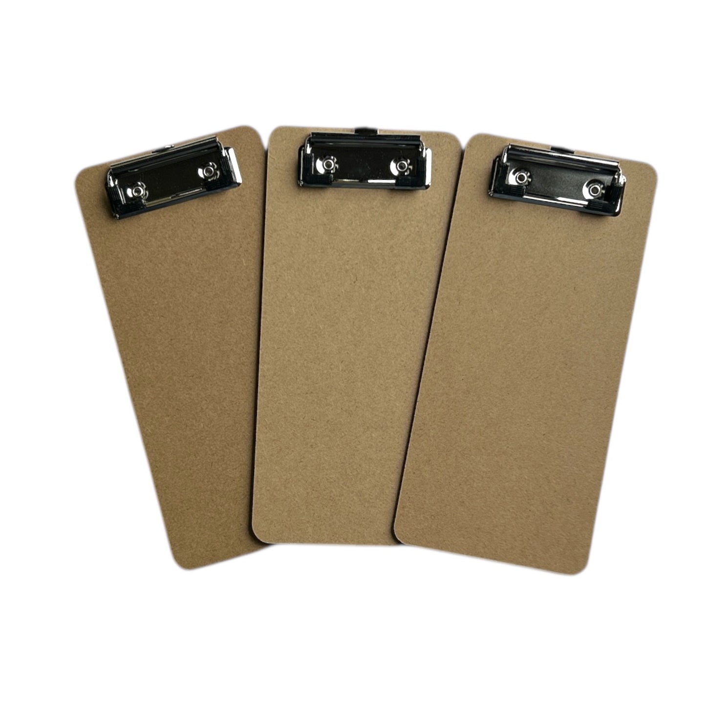 Pack of 12 Slim Wooden Clipboards by Janrax - Suitable for A6 Paper