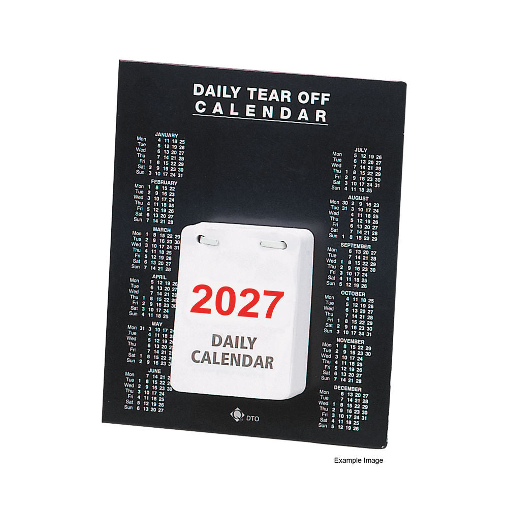 2027 Daily Tear Off Desk Calendar - 150 x 185mm KFDTO27