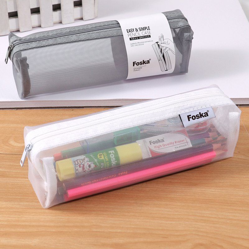 Single Nylon Net Yarn Student Pencil Case