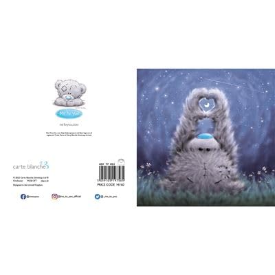 Bear And Heart Open Blank Card