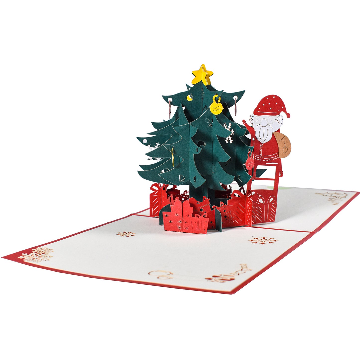 Santa’s Ornament Moment Festive 3D Pop Up Christmas Card