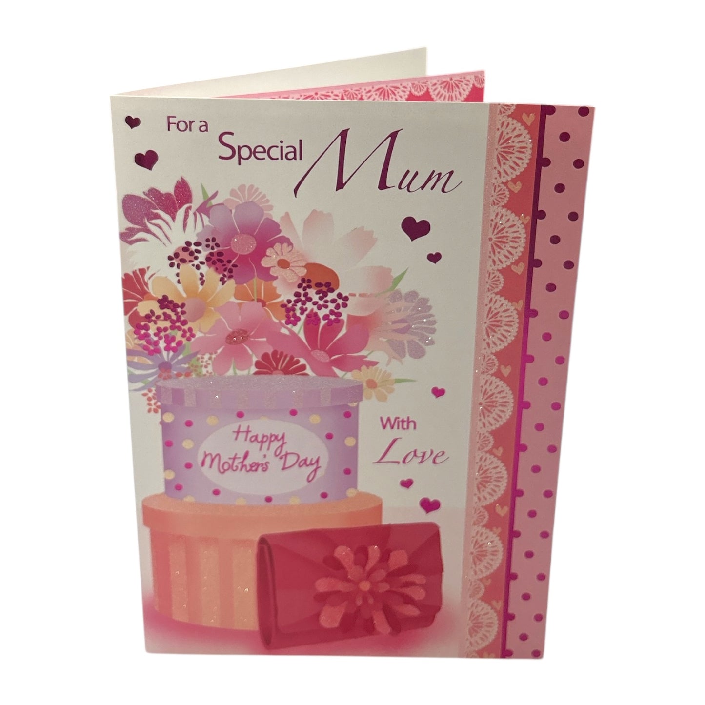For a Special Mum Bouquet of Pastel Flowers Design Mother's Day Card