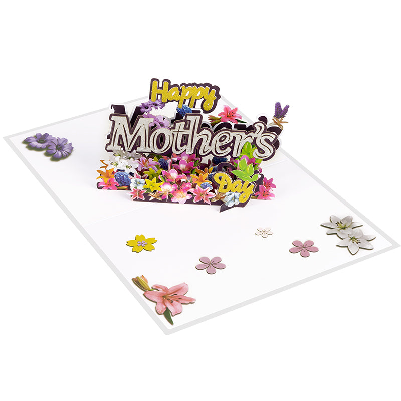 Love in Full Bloom Floral Butterfly 3D Pop Up Mother's Day Card